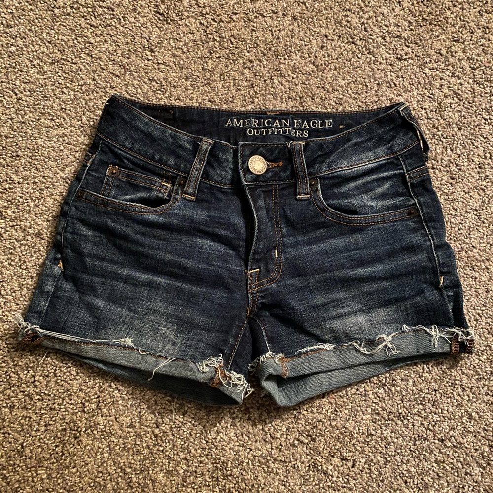 American eagle jean shorts